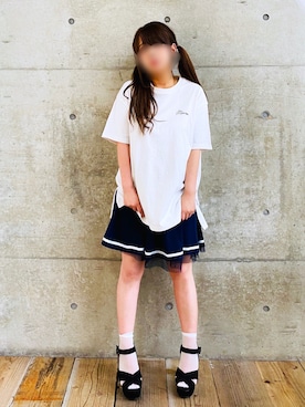 「Bou Jeloud（ブージュルード）のアイテム」を使った、* 𝙠𝙧𝙣 *さん（レディース・148cm）の春コーディネート