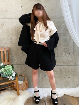 * 𝙠𝙧𝙣 *さん（レディース・148cm）の春コーディネート