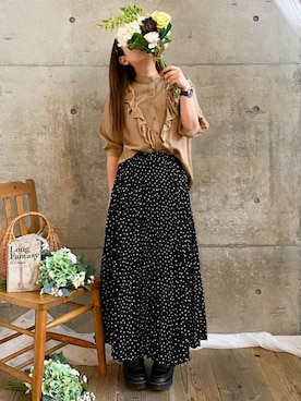 * 𝙠𝙧𝙣 *さん（レディース・148cm）の春コーディネート