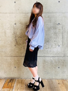 * 𝙠𝙧𝙣 *さん（レディース・148cm）の春コーディネート