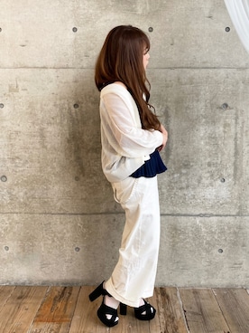 「Bou Jeloud（ブージュルード）のアイテム」を使った、* 𝙠𝙧𝙣 *さん（レディース・148cm）の夏コーディネート