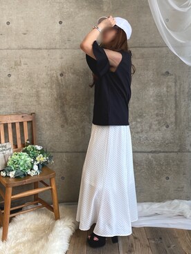 * 𝙠𝙧𝙣 *さん（レディース・148cm）の夏コーディネート