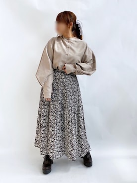 * 𝙠𝙧𝙣 *さん（レディース・148cm）の秋コーディネート