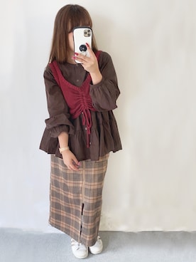 * 𝙠𝙧𝙣 *さん（レディース・148cm）の秋コーディネート