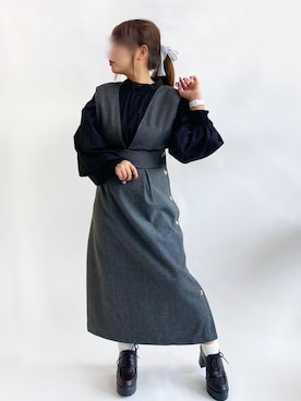 * 𝙠𝙧𝙣 *さん（レディース・148cm）の秋コーディネート