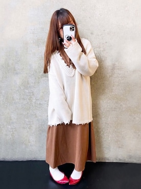 * 𝙠𝙧𝙣 *さん（レディース・148cm）の秋コーディネート