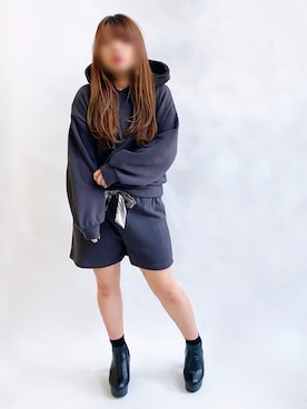 「アイテム（ルームウェア/パジャマ）」を使った、* 𝙠𝙧𝙣 *さん（レディース・148cm）の秋コーディネート