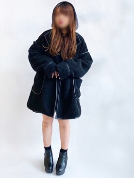 「アイテム（ルームウェア/パジャマ）」を使った、* 𝙠𝙧𝙣 *さん（レディース・148cm）の秋コーディネート