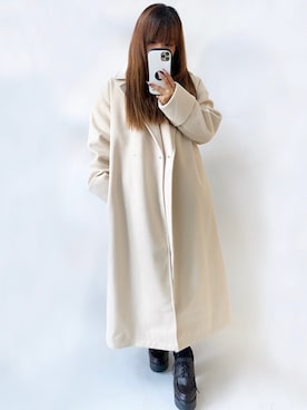 * 𝙠𝙧𝙣 *さん（レディース・148cm）の冬コーディネート