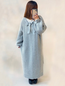 * 𝙠𝙧𝙣 *さん(レディース・148cm)の冬コーディネート