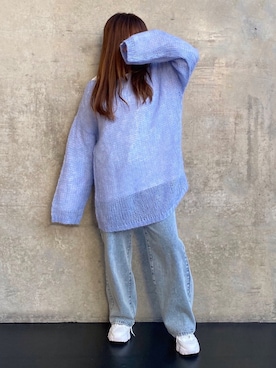 「GRL（グレイル）のアイテム（スニーカー）」を使った、* 𝙠𝙧𝙣 *さん（レディース・148cm）の冬コーディネート