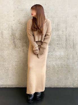 * 𝙠𝙧𝙣 *さん（レディース・148cm）の冬コーディネート