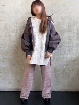 * 𝙠𝙧𝙣 *さん(レディース・148cm)の冬コーディネート