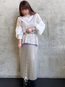 * 𝙠𝙧𝙣 *さん（レディース・148cm）の春コーディネート