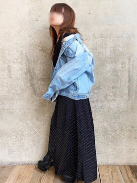 「GRL（グレイル）のアイテム（キャミソール）」を使った、* 𝙠𝙧𝙣 *さん（レディース・148cm）の春コーディネート