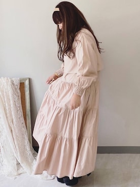 * 𝙠𝙧𝙣 *さん（レディース・148cm）の春コーディネート