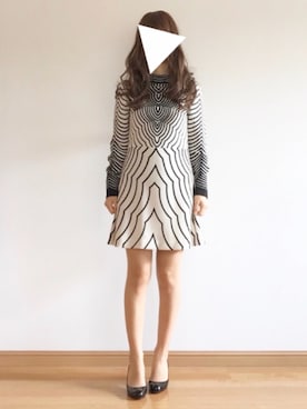 「MARC JACOBS（マークジェイコブス）のアイテム（ワンピース/ドレス）」を使った、Chihaさん（レディース・158cm）の春コーディネート