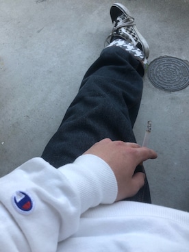 「Octopus（オクトパス）のアイテム（パンツ）」を使った、えいるって奴さん（メンズ・175cm）の夏コーディネート