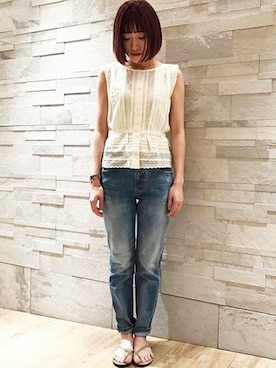 cepo公式さん（レディース・160cm）の春コーディネート