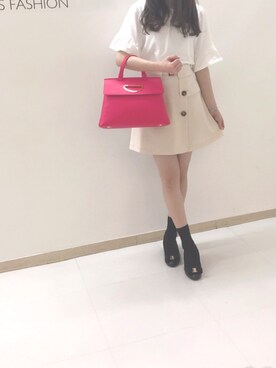 「サマンサタバサ」｜うーちゃん♡.*･ﾟ　さん（レディース・163cm・10代）の春コーディネート