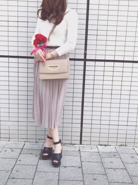 「サマンサタバサ」｜うーちゃん♡.*･ﾟ　さん（レディース・163cm・10代）の春コーディネート