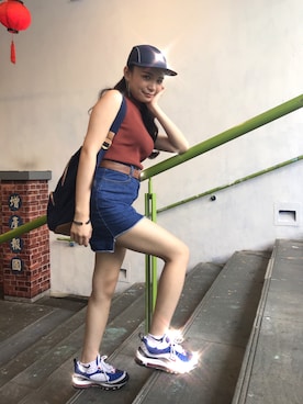 「hot」｜楊千漪さん（レディース・155cm・20代）の春コーディネート