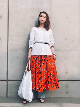 「平成最後のweristaセンバツ」｜Aikoさん（レディース・162cm）の春コーディネート