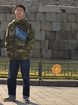 「VOLCOM」｜「アイテム（その他）」を使った、えがさん（メンズ・180cm）の冬コーディネート