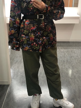 「全身古着」｜airiさん（レディース・163cm）の冬コーディネート