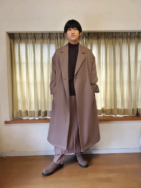 「CASPER JOHN（キャスパージョン）のアイテム（スリッポン）」を使った、風美 圭さん（メンズ・171cm）の春コーディネート