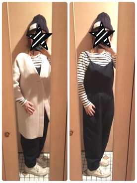 「chambre de charme（シャンブルドゥシャーム）のアイテム（その他アウター）」を使った、すーさん（レディース・147cm）の春コーディネート