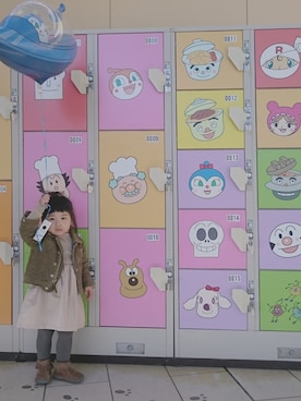 「韓国子ども服」｜niiii.さん（キッズ・90cm）の冬コーディネート