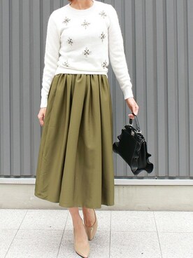 「salus（サルース）のアイテム」を使った、salus_staffさん（レディース・163cm）の秋コーディネート