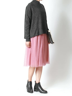 「salus（サルース）のアイテム」を使った、salus_staffさん（レディース・163cm）の秋コーディネート