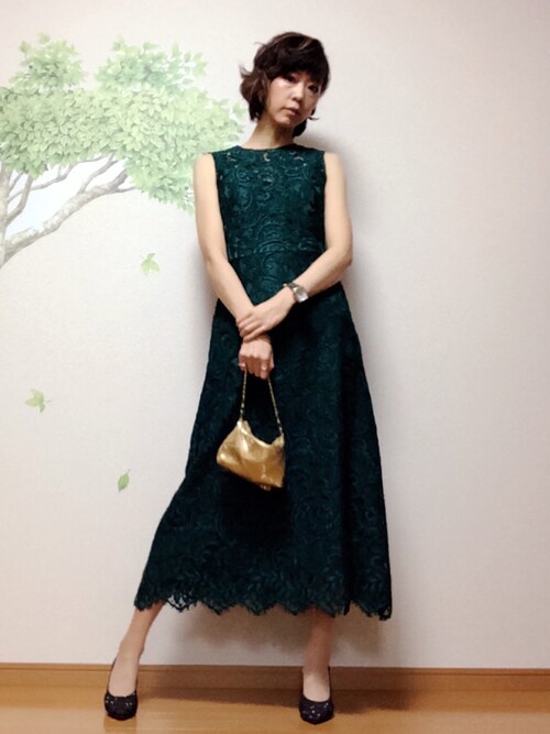 sakikikiko｜GRACE CONTINENTALのドレスを使ったコーディネート - WEAR