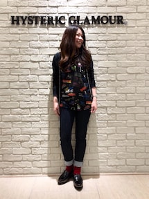 【状態良好❗️】HYSTERIC GLAMOUR 総柄 キャミソール Y2K HYSTERIC GLAMOUR（ヒステリックグラマー）の「HYSTERIC BEAR