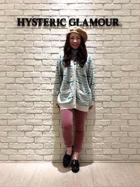 「hystericglamour」｜「アイテム（ハンチング/ベレー帽）」を使った、SUZUKIさん（レディース・150cm）の冬コーディネート