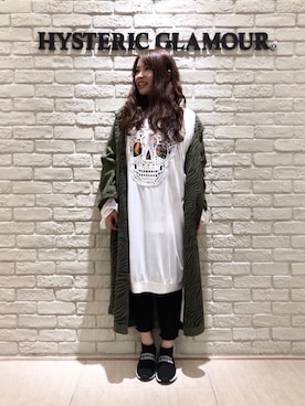 「カットオフ」｜「アイテム（ミリタリージャケット）」を使った、SUZUKIさん（レディース・150cm）の夏コーディネート
