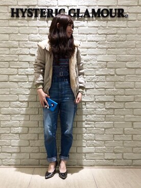 「ボア」｜「アイテム（PC・スマホグッズ/家電）」を使った、SUZUKIさん（レディース・150cm）の冬コーディネート