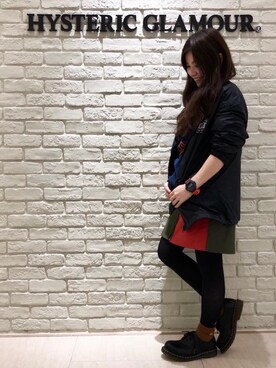 「時計」｜「アイテム（ブルゾン）」を使った、SUZUKIさん（レディース・150cm）の春コーディネート