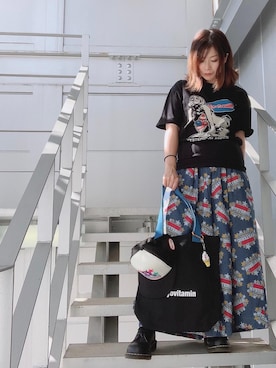 「コラボレーション」｜「アイテム（財布/小物）」を使った、SUZUKIさん（レディース・150cm）の秋コーディネート