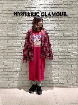 「赤コーデ」｜「アイテム（その他アウター）」を使った、SUZUKIさん（レディース・150cm）の秋コーディネート