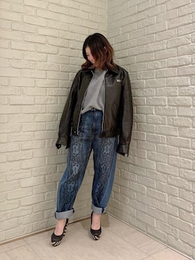 「コラボレーション」｜「アイテム（その他アウター）」を使った、SUZUKIさん（レディース・150cm）の冬コーディネート