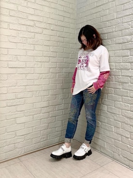 「でにむ」｜「アイテム（その他シューズ）」を使った、SUZUKIさん（レディース・150cm）の冬コーディネート