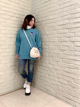 「でにむ」｜「アイテム（その他シューズ）」を使った、SUZUKIさん（レディース・150cm）の冬コーディネート