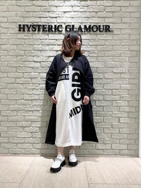「長袖シャツ」｜「アイテム（その他アウター）」を使った、SUZUKIさん（レディース・150cm）の春コーディネート