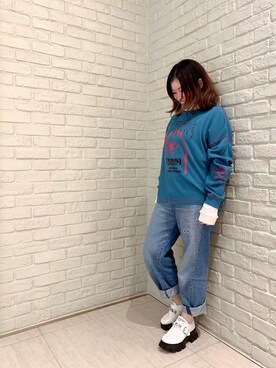 「でにむ」｜「アイテム（その他シューズ）」を使った、SUZUKIさん（レディース・150cm）の春コーディネート