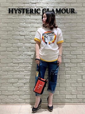 HYSTERIC GLAMOUR（ヒステリックグラマー）の「DIZZY＆MILKY 8分丈
