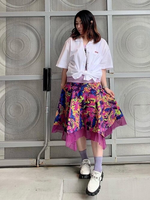 ヒステリックグラマー フレアースカート HYSTERIC GLAMOUR（ヒステリックグラマー）の「GIRLS JUMP