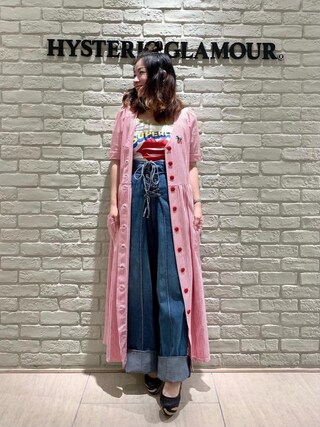 【状態良好❗️】HYSTERIC GLAMOUR 総柄 キャミソール Y2K HYSTERIC GLAMOUR（ヒステリックグラマー）の「HYSTERIC BEAR